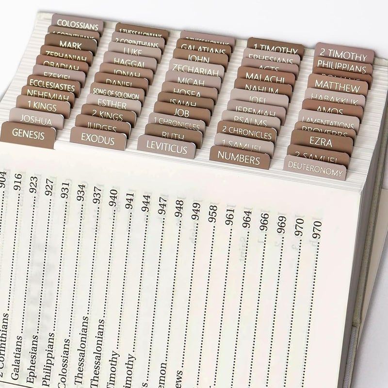 Nayuoly Bible Tabs for Women and Men,Bible Study Tabs,Bible Study Journaling Supplies,Bible Labels Book Index Tabs - Image 4